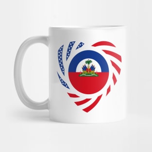 Haitian American Multinational Patriot Flag (Heart) Mug